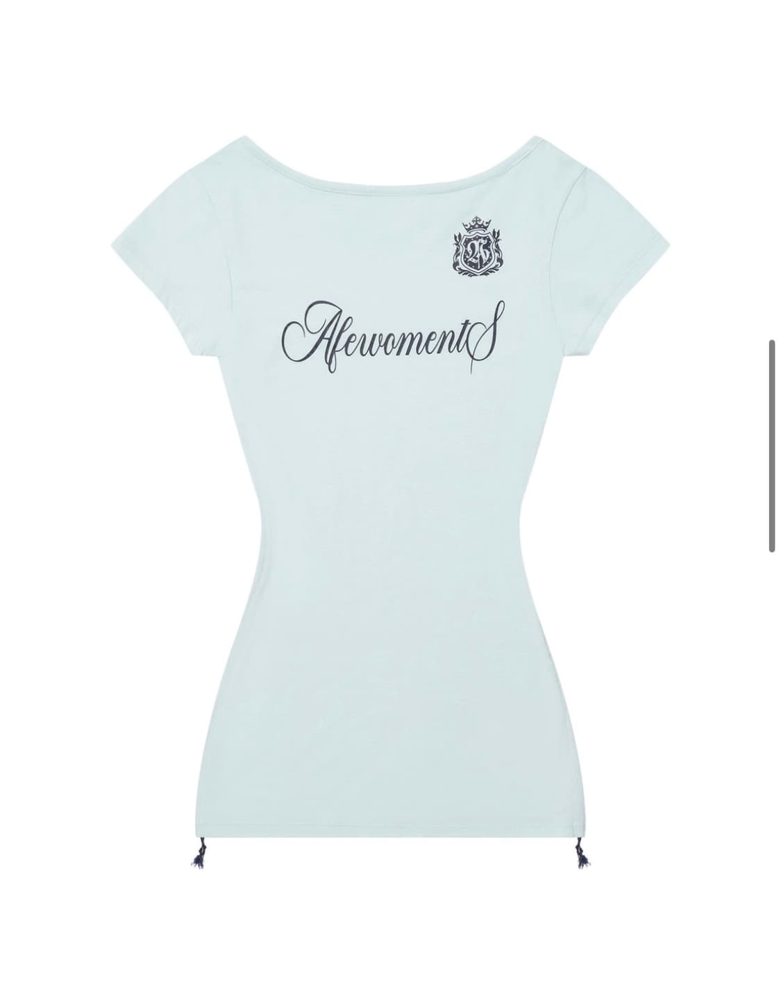 Afewcomments Emblem string tee mint 상품이미지2