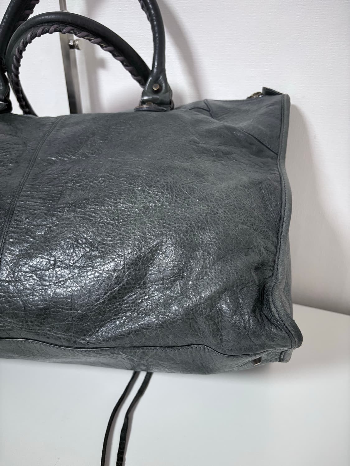 발렌시아가 워크 모터백 그레이 상품이미지7