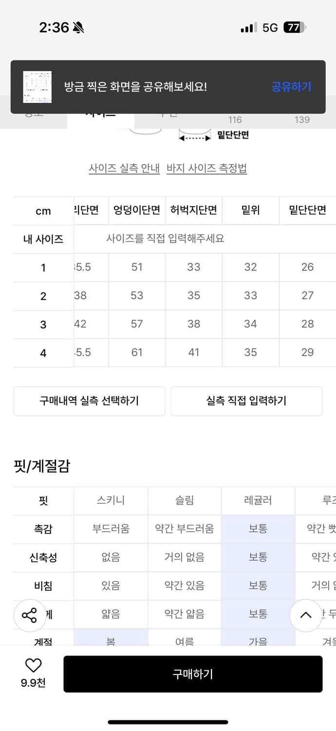 HD 체인 자수 데님 팬츠 카모 상품이미지4