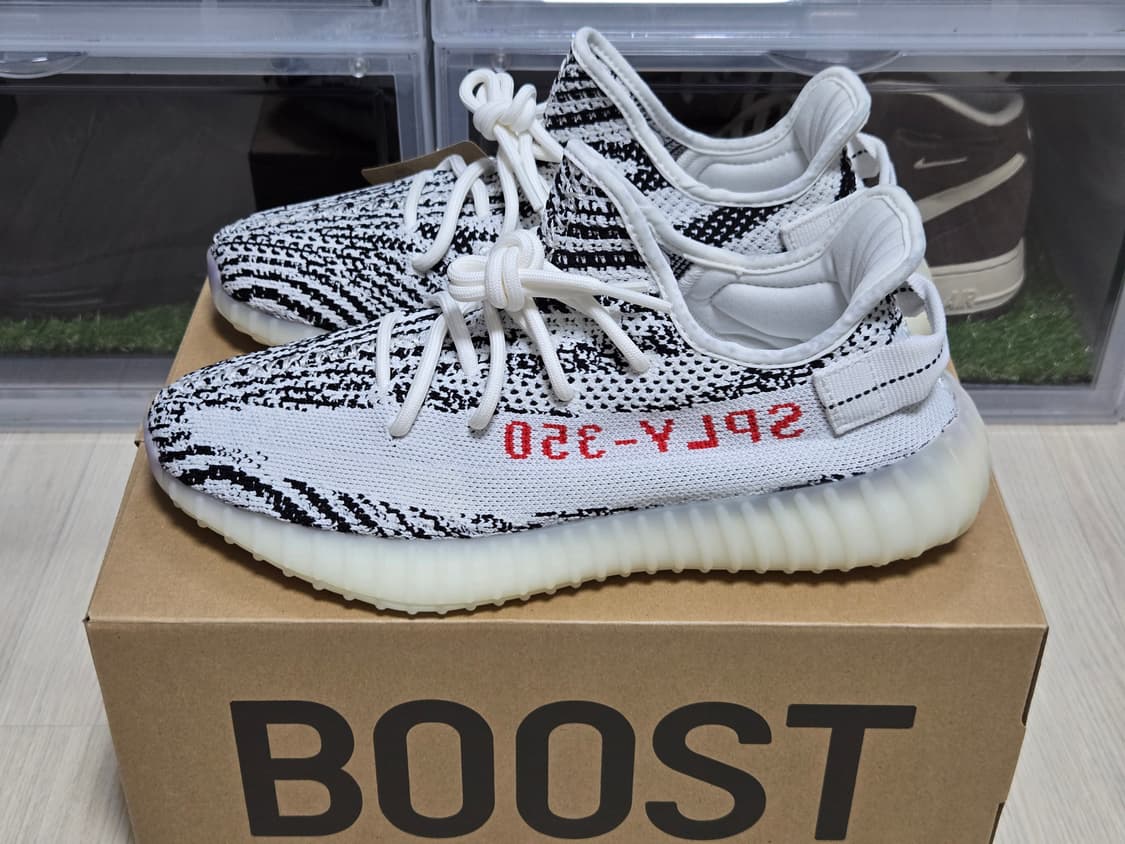 [판매](265)아디다스 이지 부스트 350 V2 지브라 상품이미지1