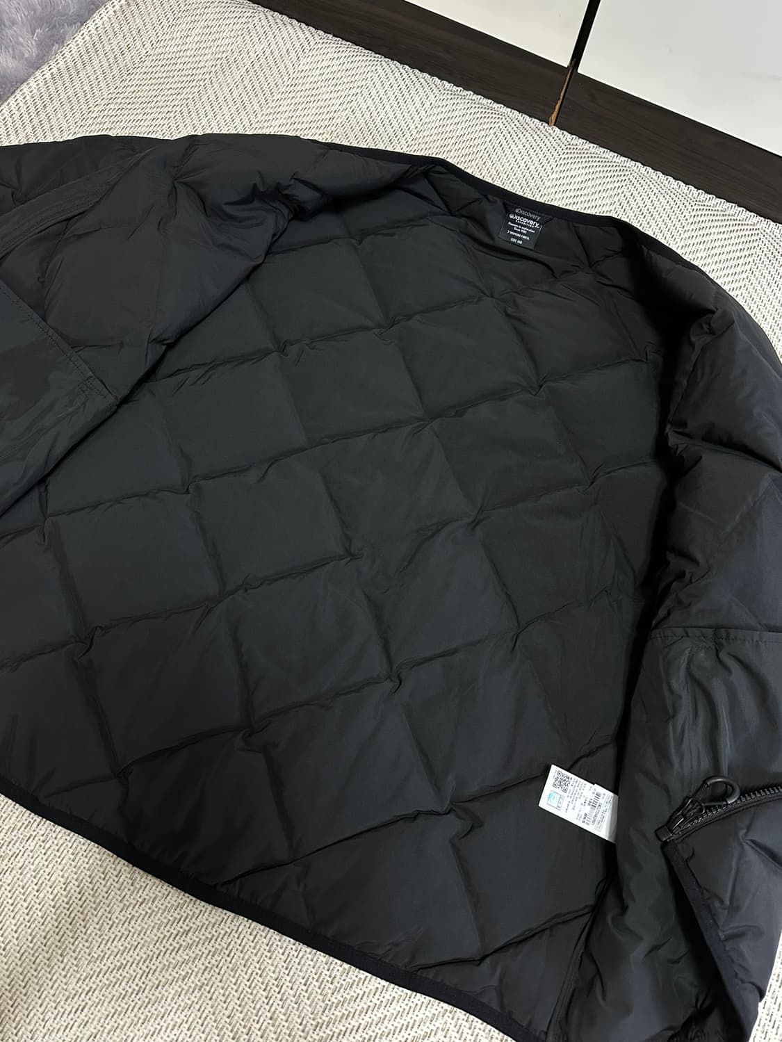 디스커버리 디하스 U넥 튜브 구스다운 경량패딩 100 상품이미지6