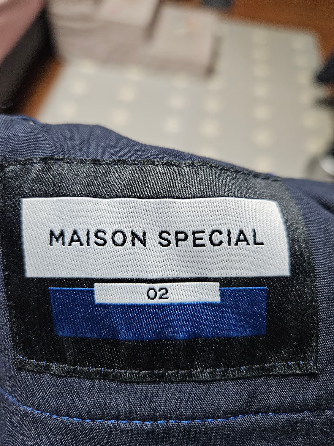 메종스페셜 일본브랜드 블루 팬츠 상품이미지3