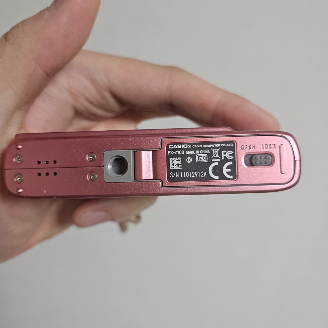 카시오 엑슬림 EX-Z100 핑크 디카 디지털카메라 EXILIM 상품이미지3