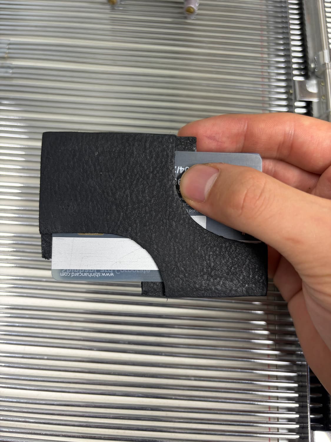 Handmade Leather Card Wallet 상품이미지3