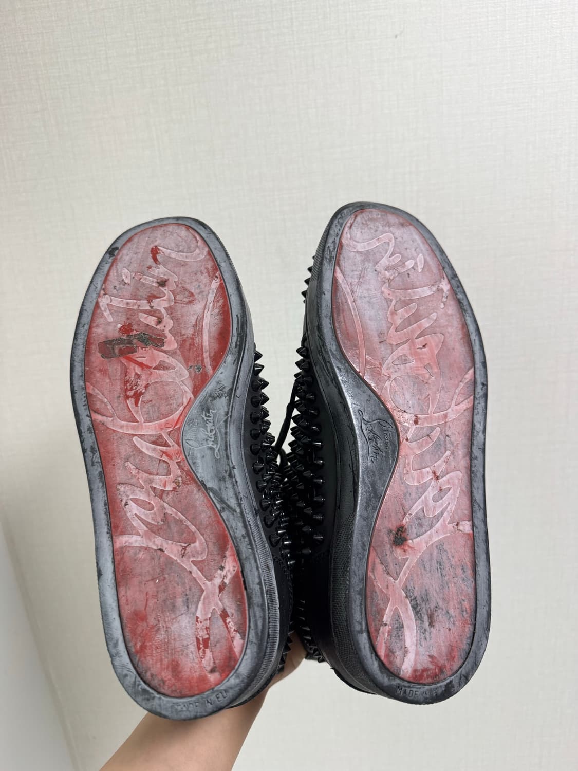 크리스찬 루부탱 스터드 하이탑 상품이미지6