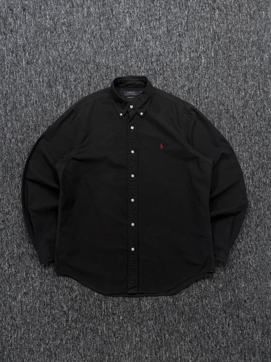 폴로 블랙 클래식 핏 셔츠 상품이미지4