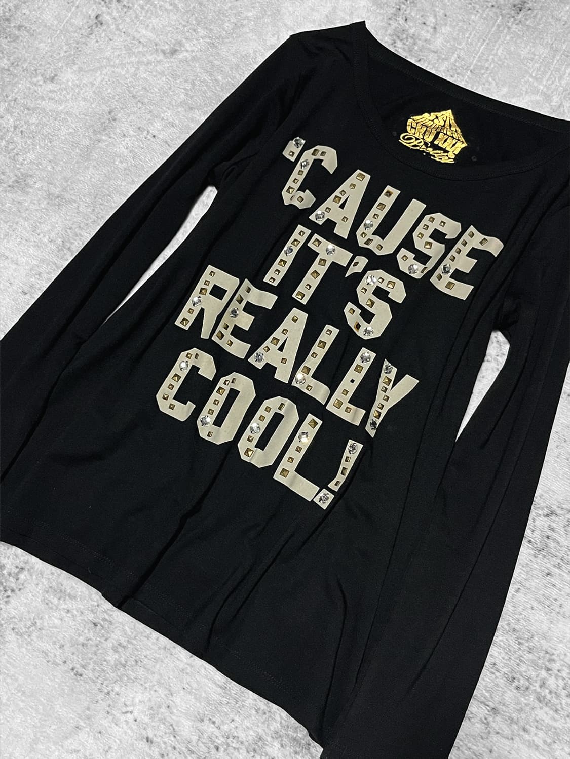 (chu xxx) y2k stud long-sleeve  상품이미지2