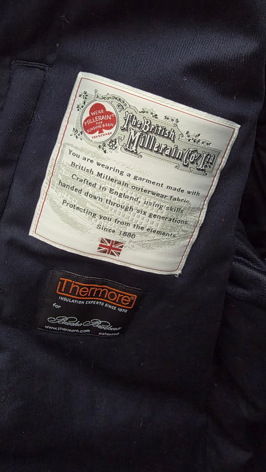 브룩스브라더스 블랙와치 왁스자켓 xxl 상품이미지4