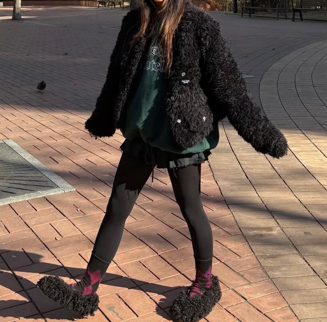 더미스테리어스호텔 퍼자켓 상품이미지5