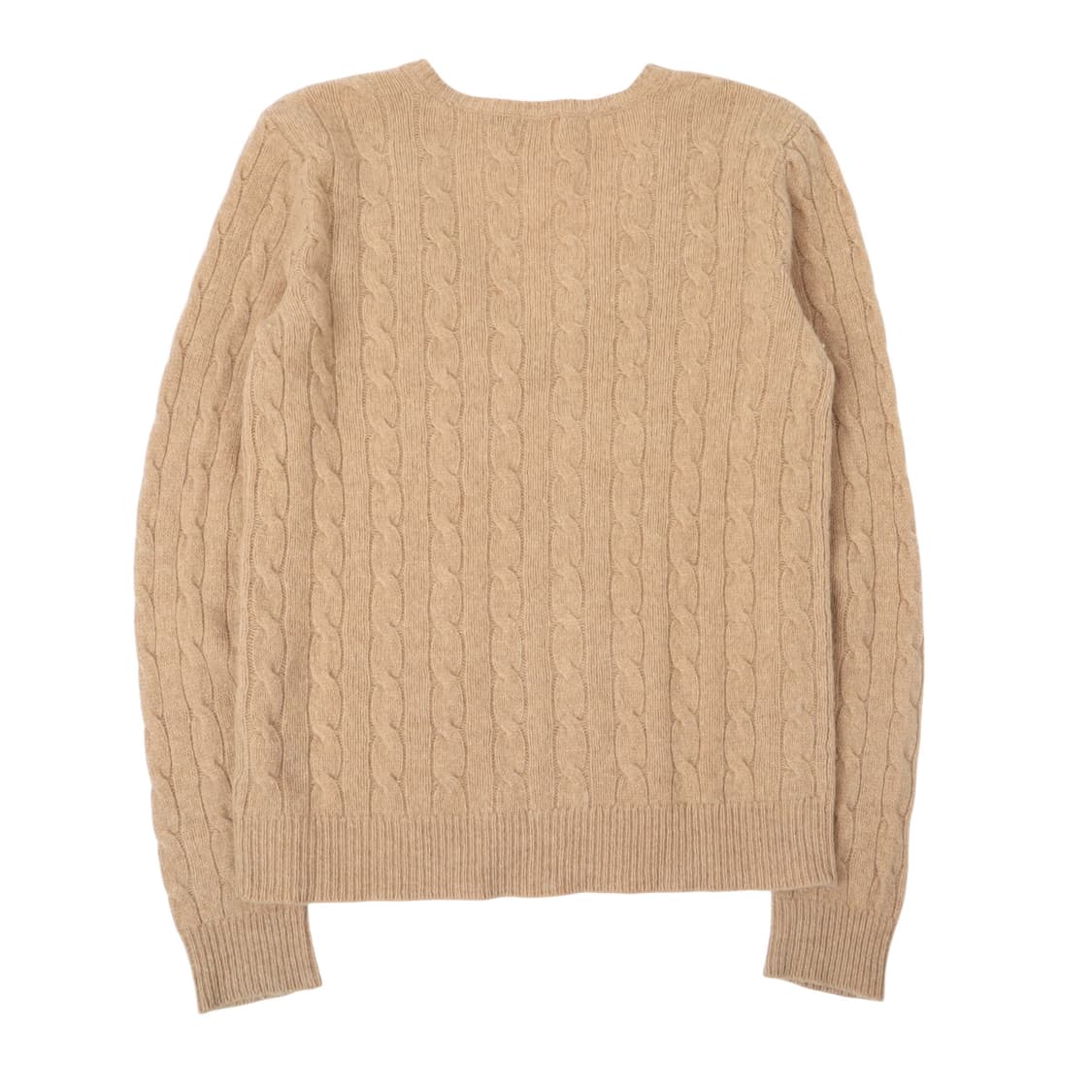 폴로 랄프로렌 베이지 울 캐시미어 브이넥 니트 상품이미지5