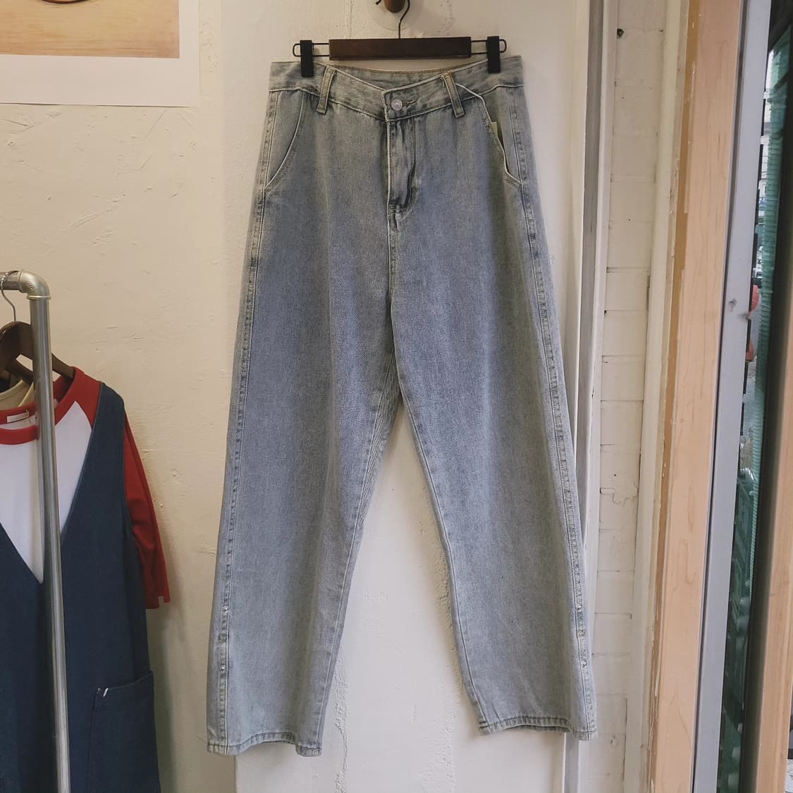 빈티지워싱 롤업 데님팬츠 상품이미지4