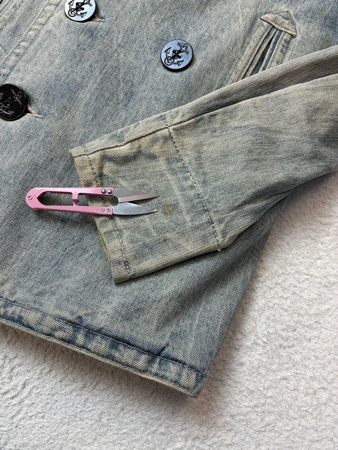 데님앤서플라이 랄프로렌 더블 브레스트 데님 자켓 PN6011 상품이미지5