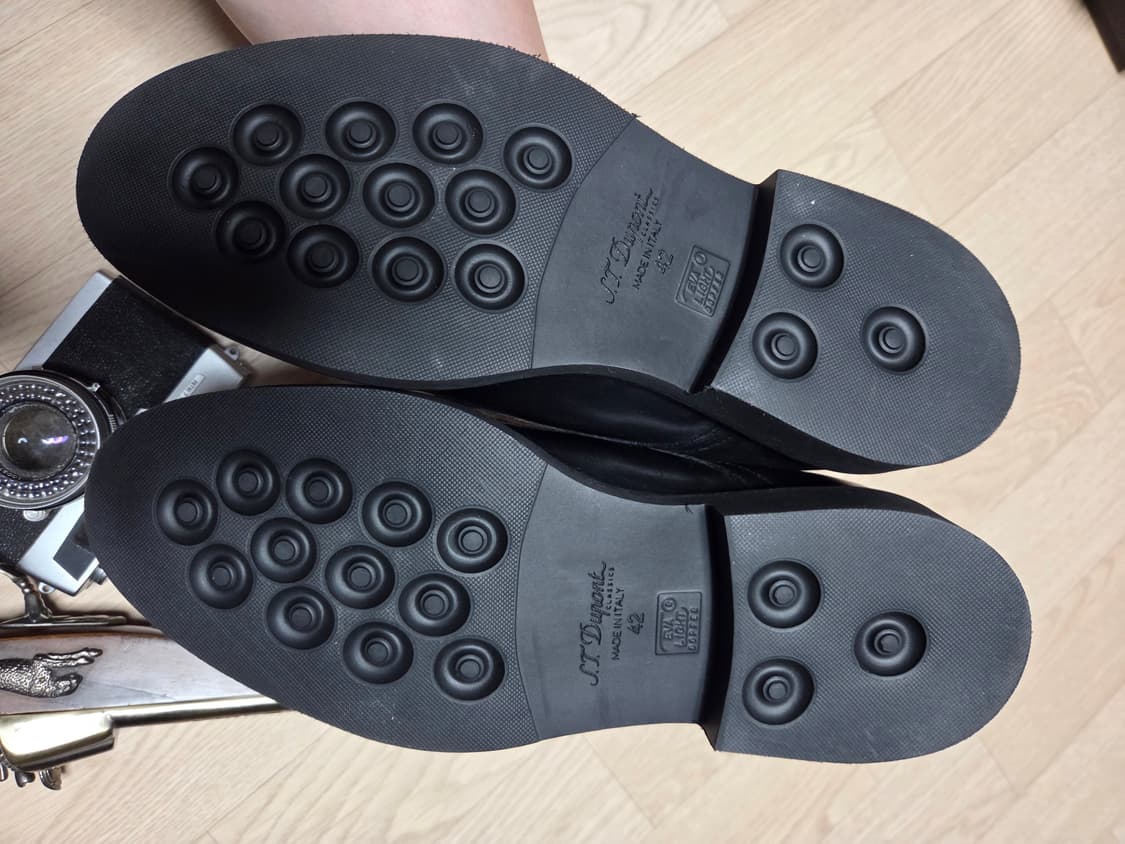 (5분 착용)(ITALY)S.T.DUPONT 클래식 더비 구두 5홀  상품이미지4