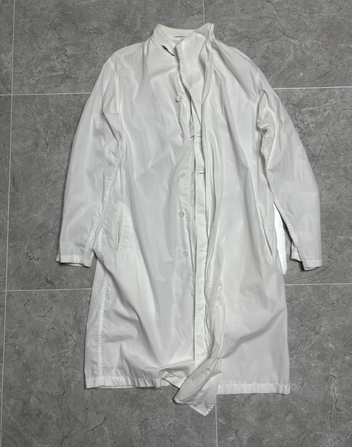 요지야마모토 푸르옴므 스카프코트 2사이즈 상품이미지1