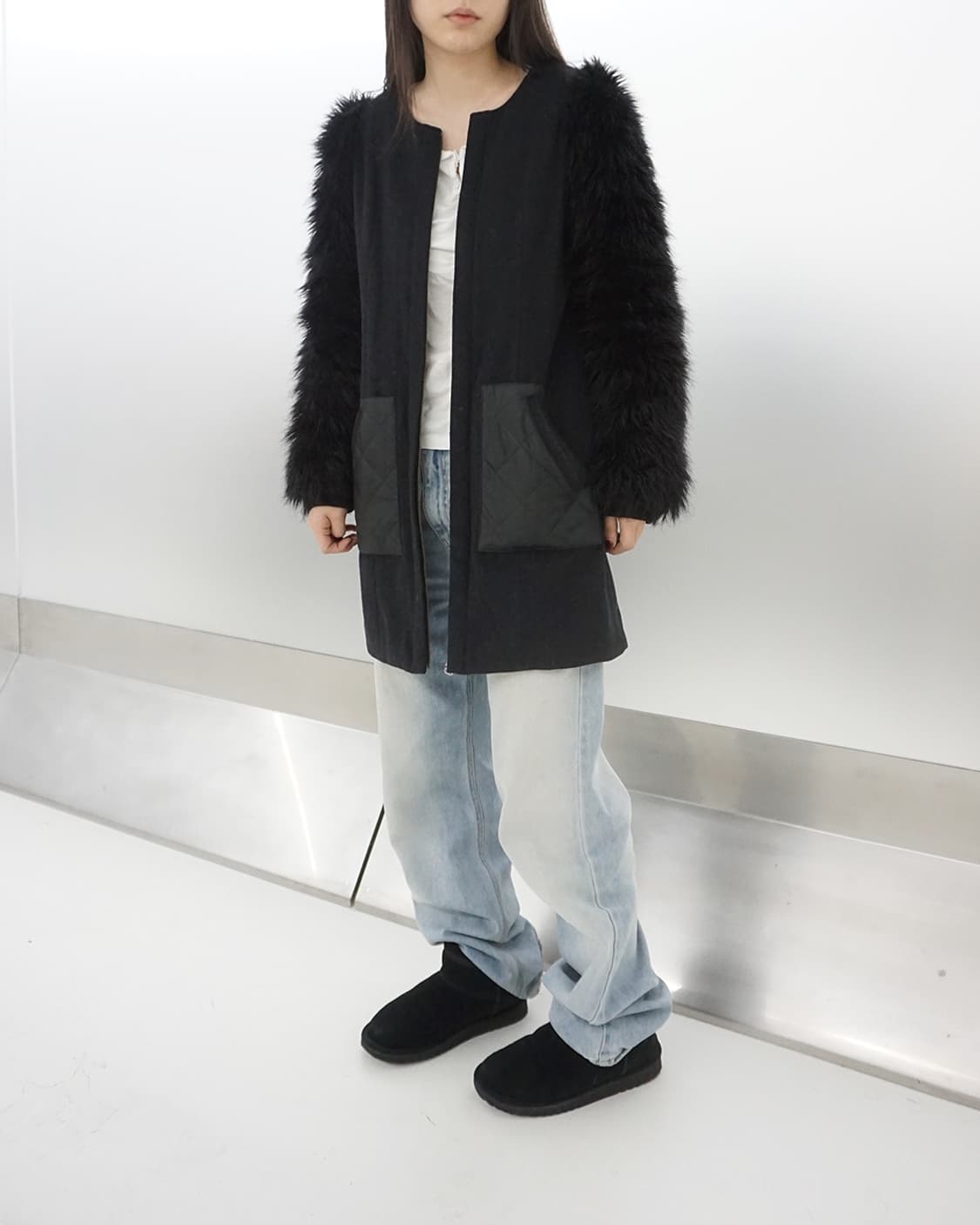 stussy fur jacket 상품이미지7