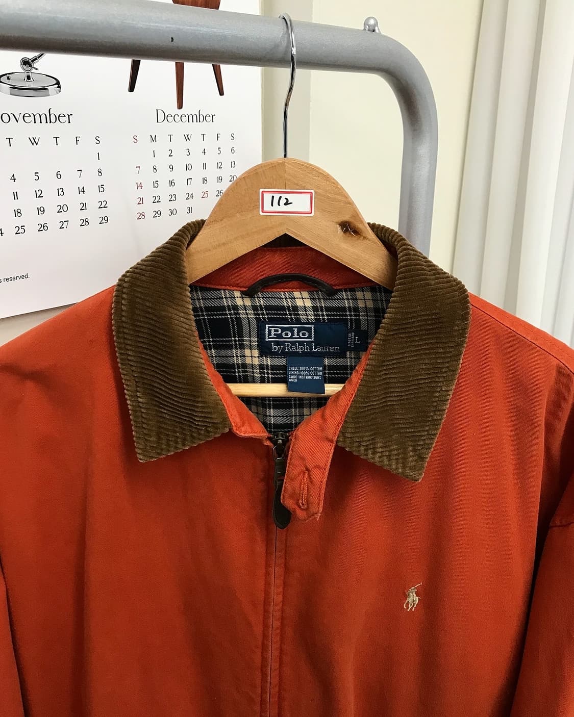 폴로 코듀로이 카라 블루종 자켓 상품이미지2