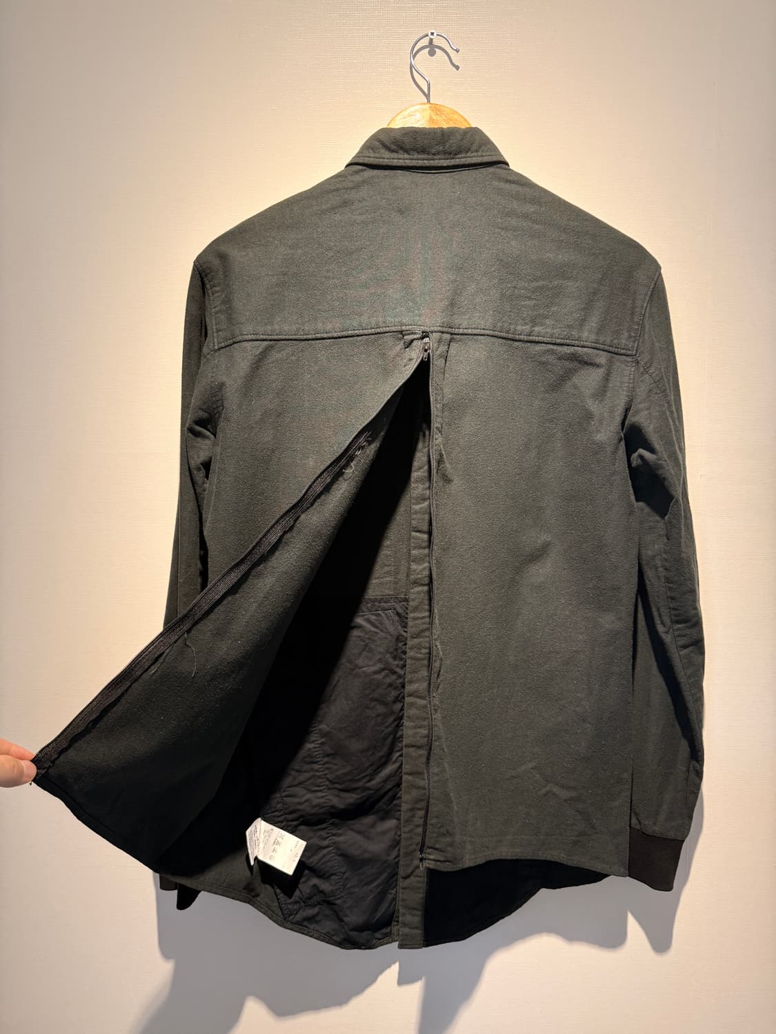 17AW Re-Edition Back Zip Fringe Shirt 상품이미지5