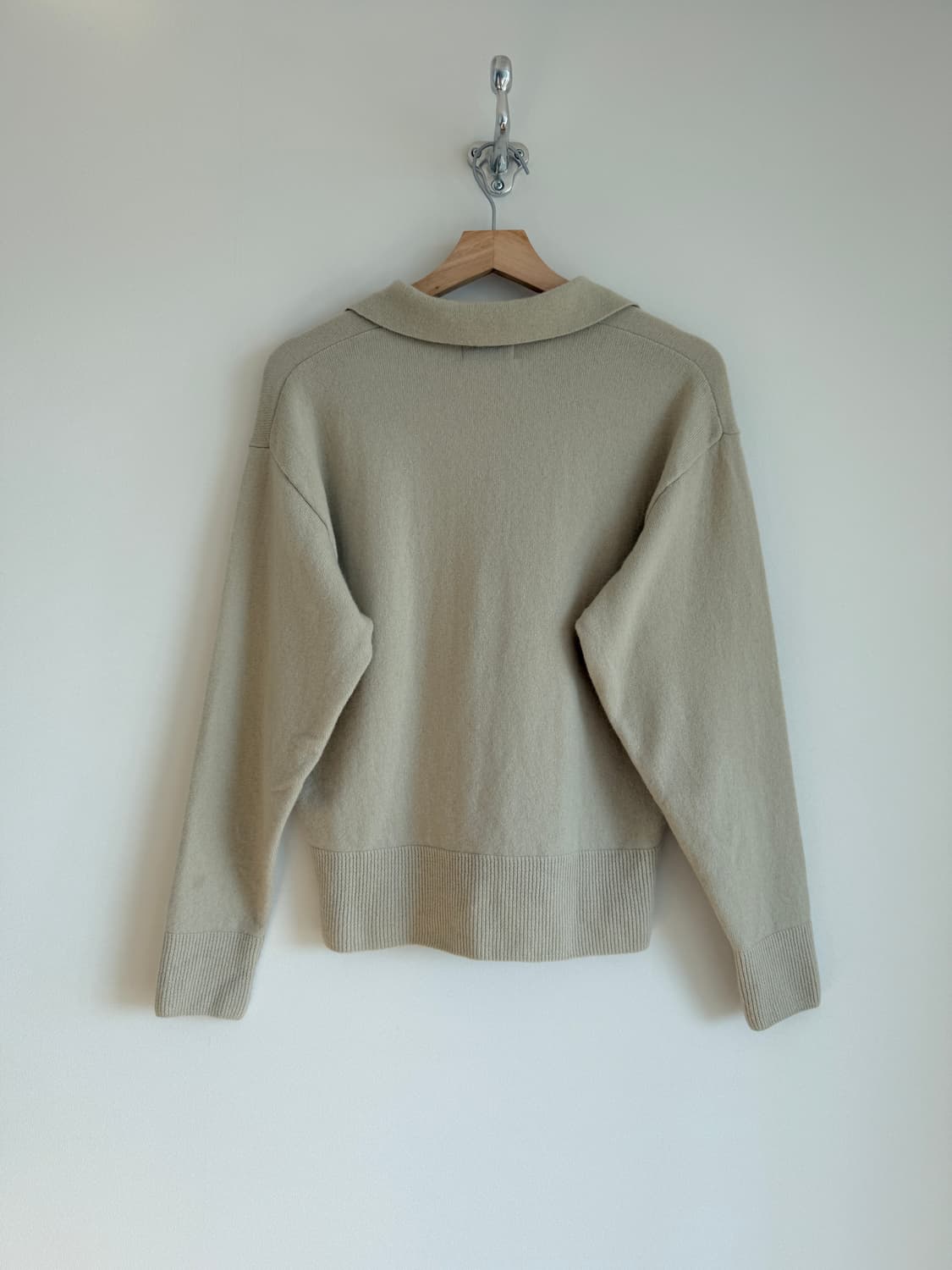 파사드패턴(FACADE PATERN) 하프 버튼업 니트 상품이미지5