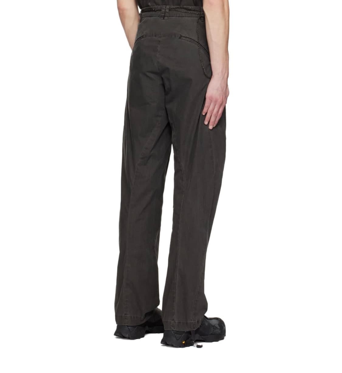 Hyein seo gray belted trousers 상품이미지2