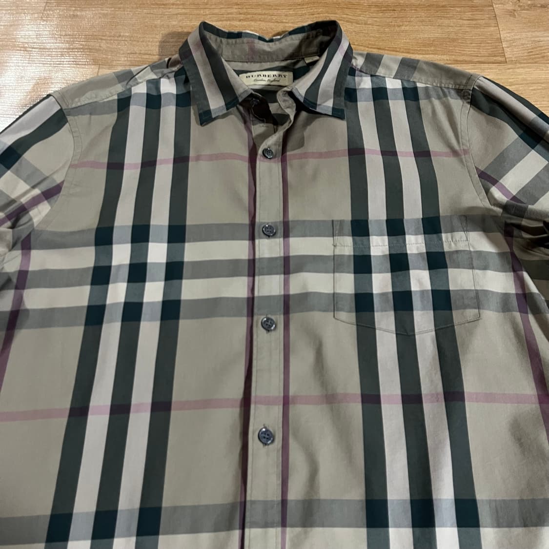 [105] 버버리 넬슨체크 셔츠 상품이미지4