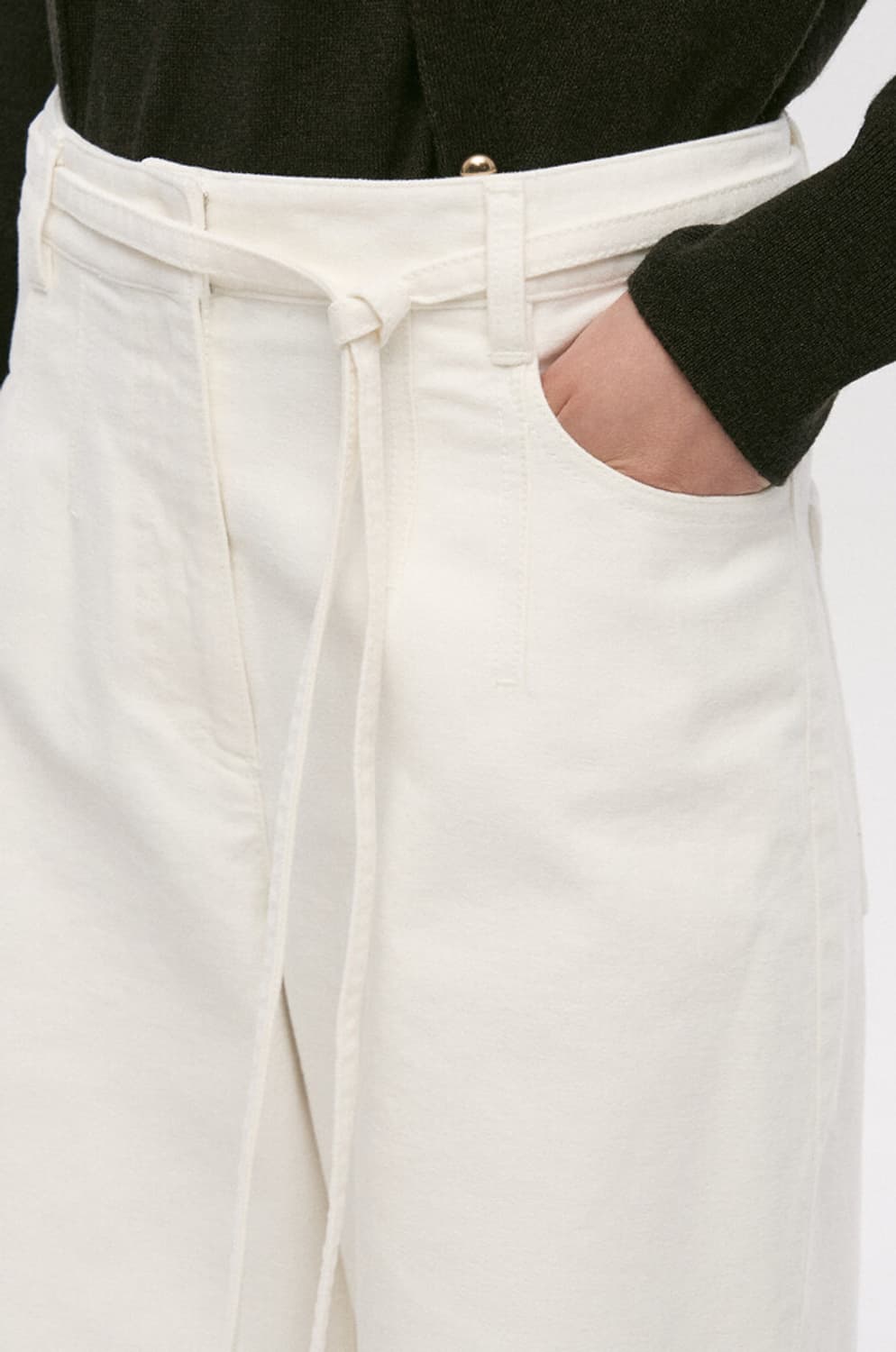 타임st화이트 바지 새상품 (55) 상품이미지4