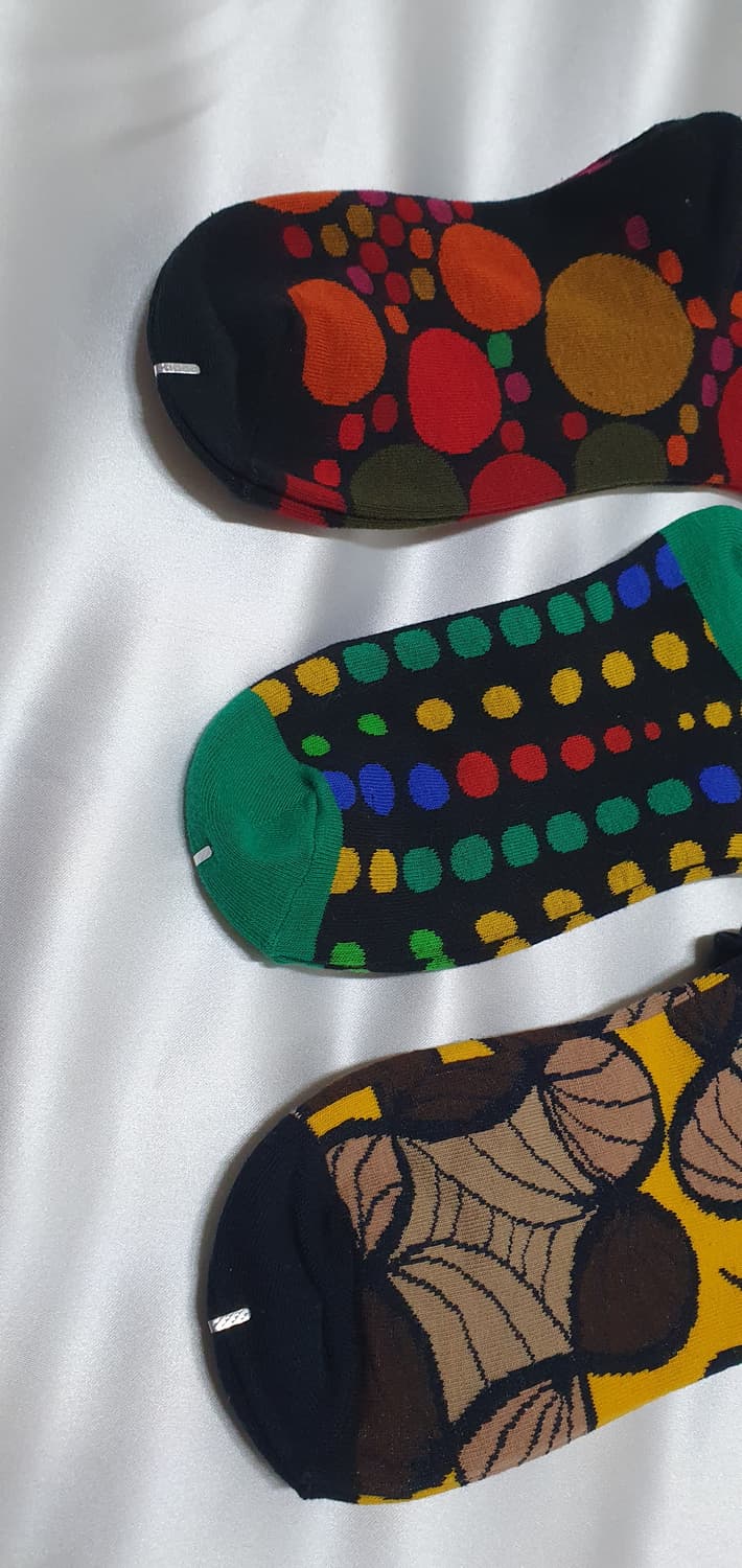 그린 옐로우 도트 CONNISTINE MUSEUM 코니스틴 뮤지엄 양말 상품이미지6