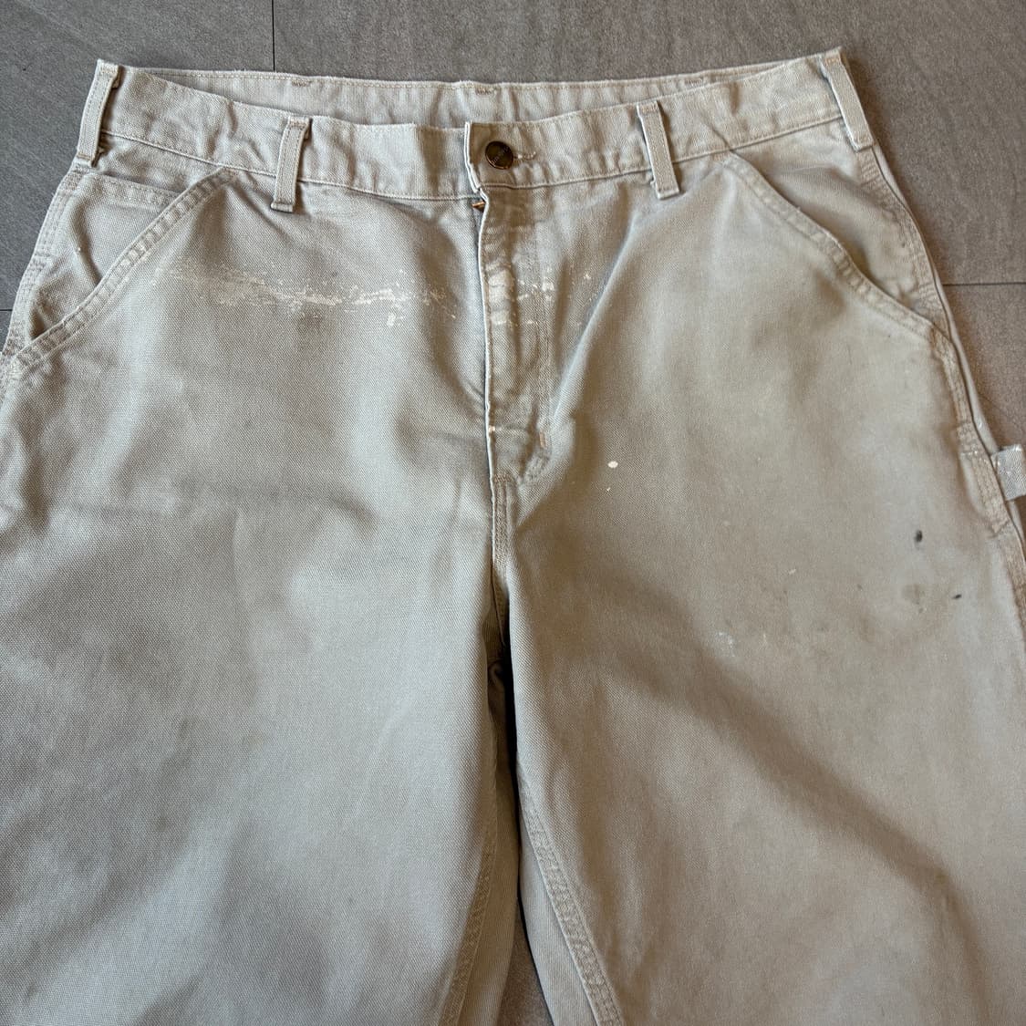 칼하트 정품 오리지널 라이트 그레이 카펜터 팬츠 상품이미지9