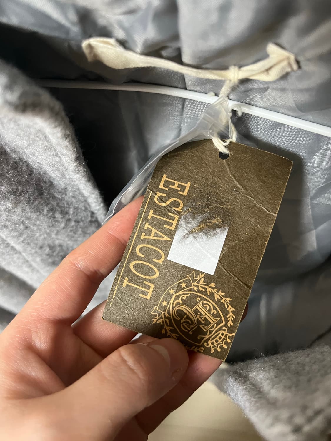 떡볶이 코트 (회색) 상품이미지3