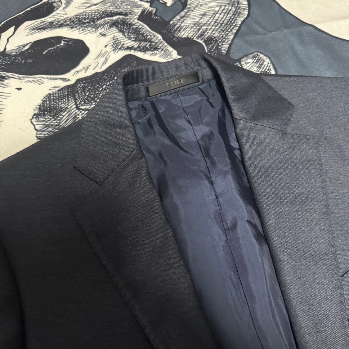 타임옴므 캐시미어 정장자켓 46사이즈(95) 제냐 원단 상품이미지2