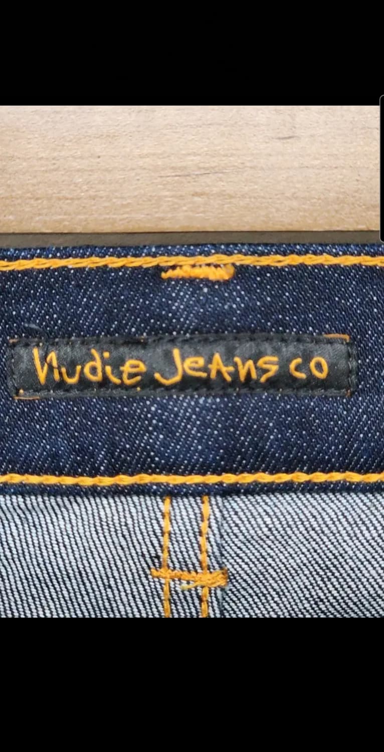 (32) 누디진 린딘 청바지 진청 스판 데님팬츠 슬림핏  상품이미지3
