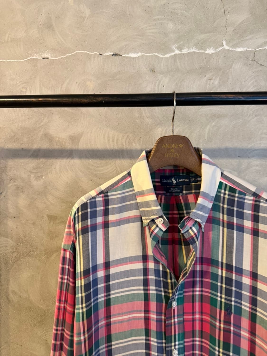 폴로 랄프로렌 마드라스 체크 셔츠 105~110 상품이미지6