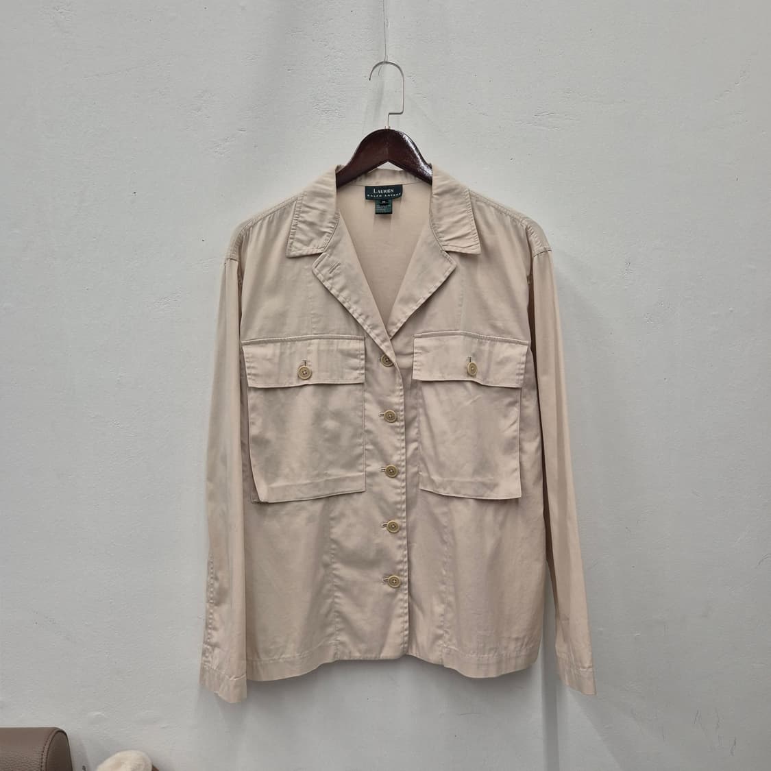 로렌 랄프로렌 사파리 셔츠 자켓 M 상품이미지1