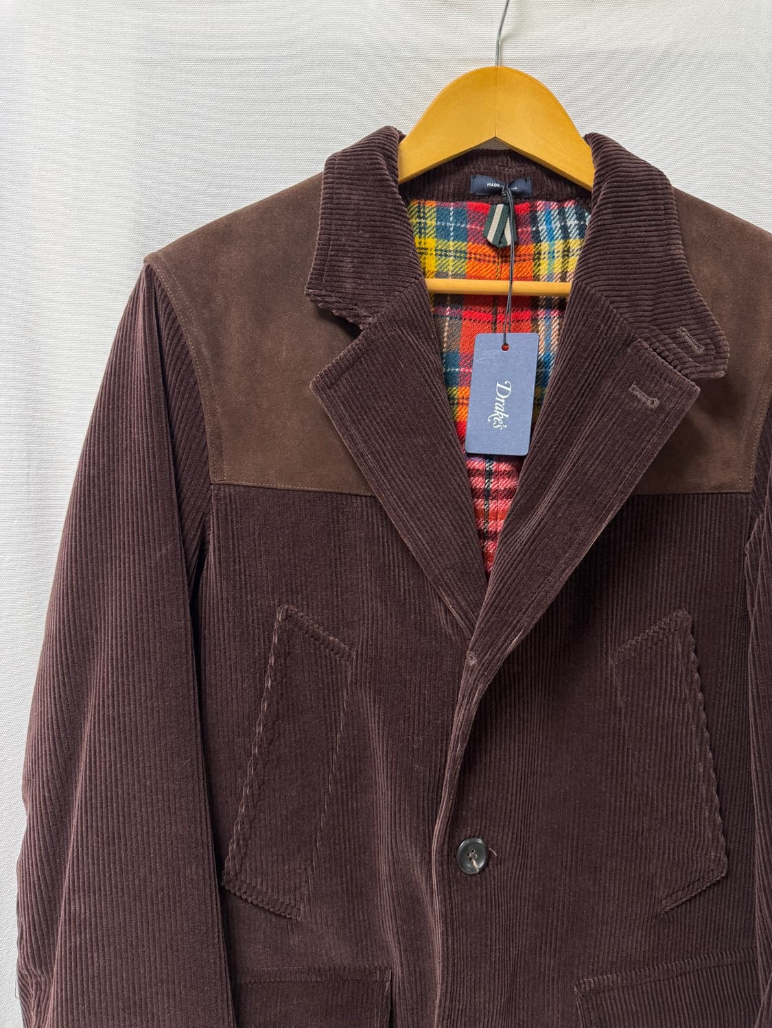 Drake's 드레익스 코듀로이 게임스 코트 브라운 38 상품이미지3