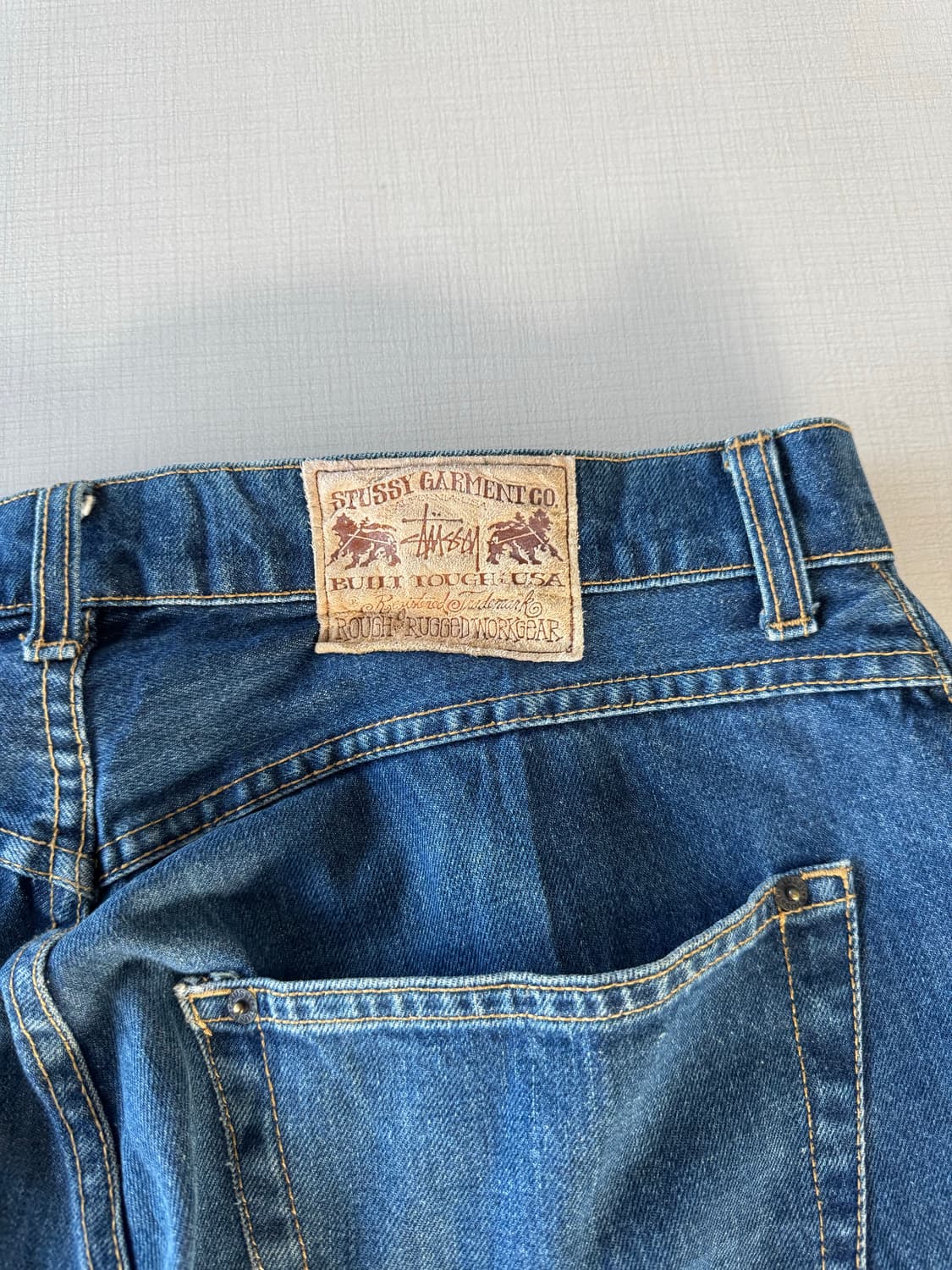 90s 스투시 빅올 데님 팬츠 상품이미지9