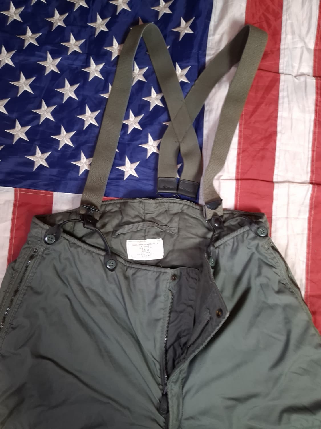특A 오리지날 미공군 F-1B 울 방한 항공 트러우저 상품이미지2