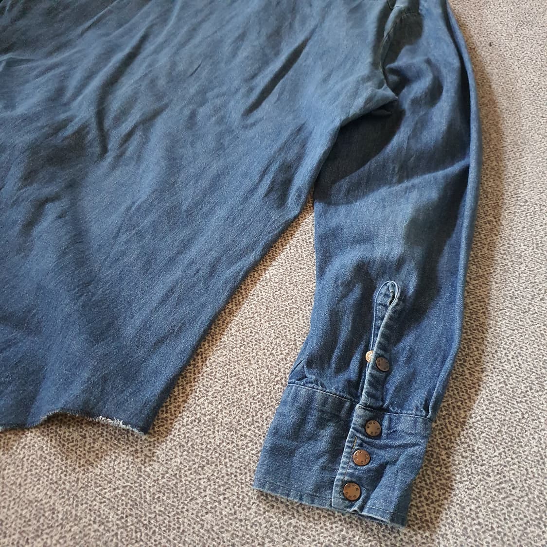 70s미국 수입 데님  웨스턴 셔츠  no.51 상품이미지9