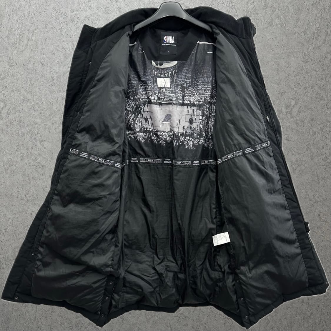 105 NBA 마이애미 히트 남자 덕다운 롱패딩 상품이미지3