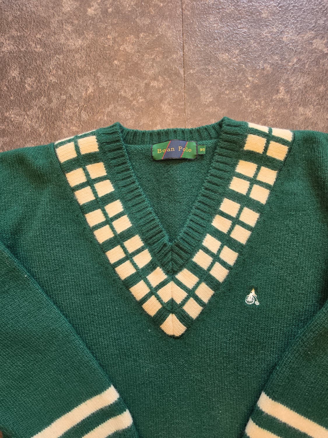 빈폴 90s 딥그린 브이넥니트 [95] 상품이미지10