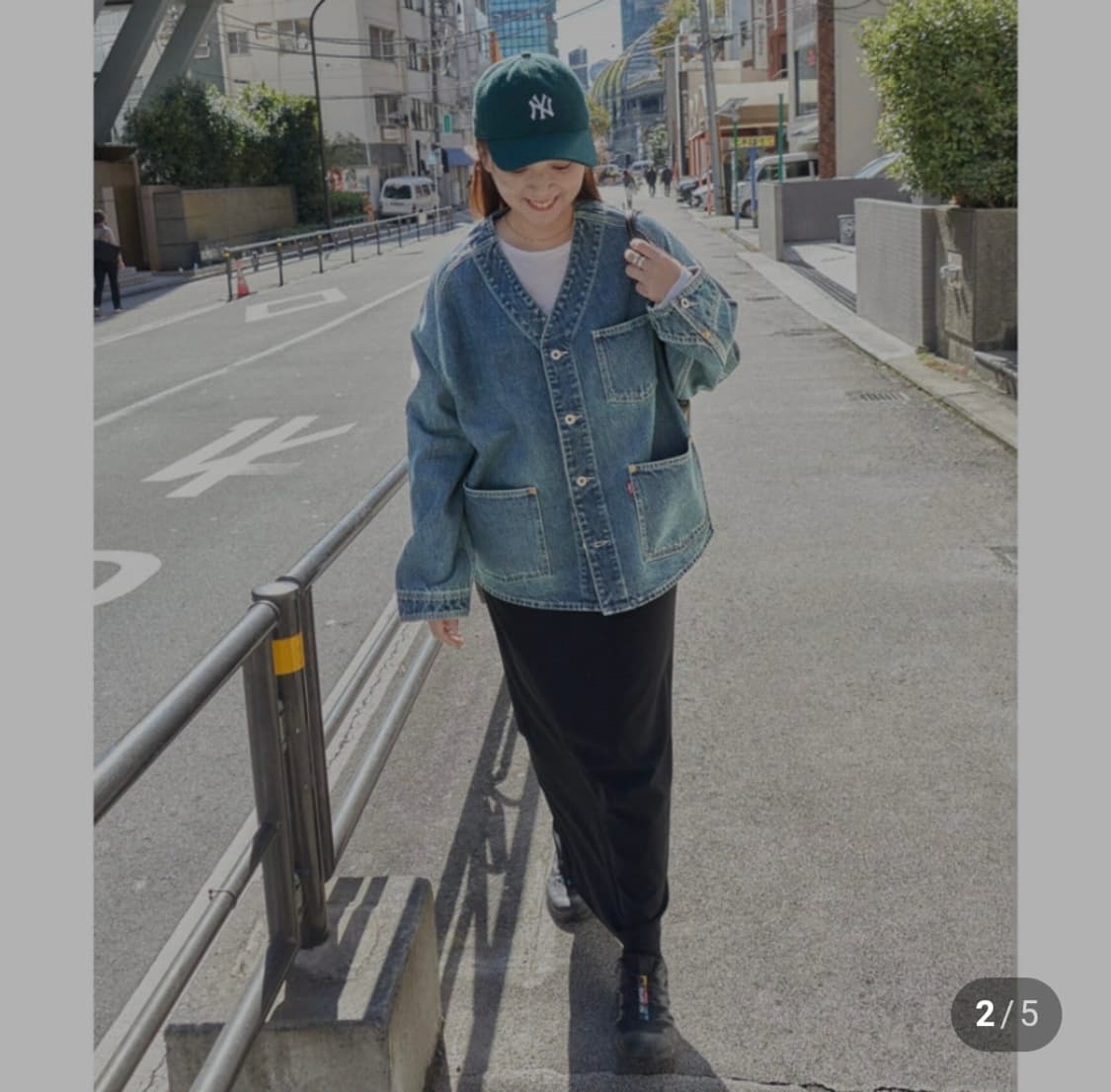 리바이스 데님 가디건 남녀공용 M 상품이미지2