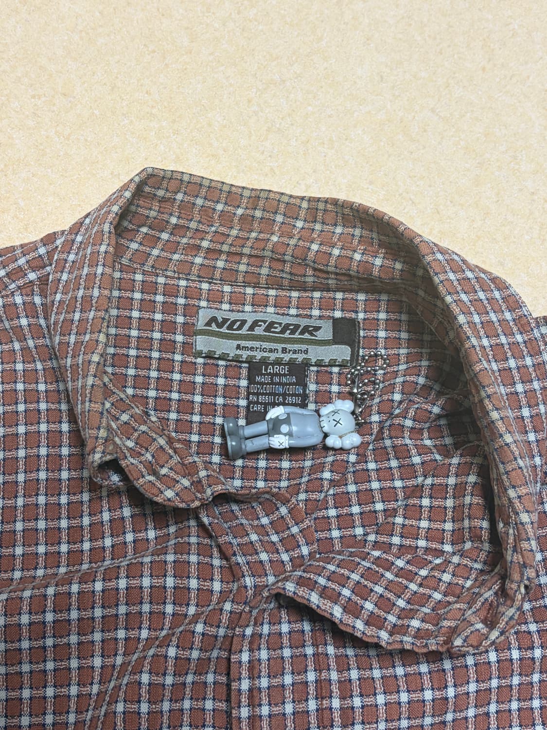 90s no fear plaid shirt 상품이미지6