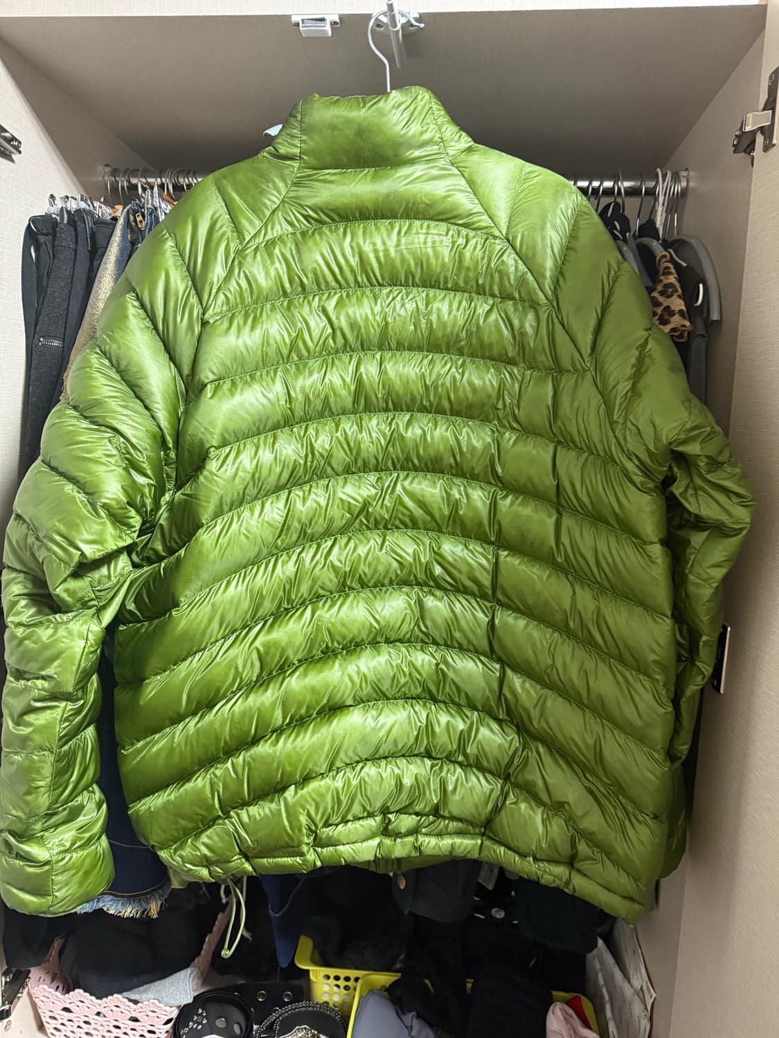 슈프림 마이크로 다운 자켓 올리브 M 상품이미지5