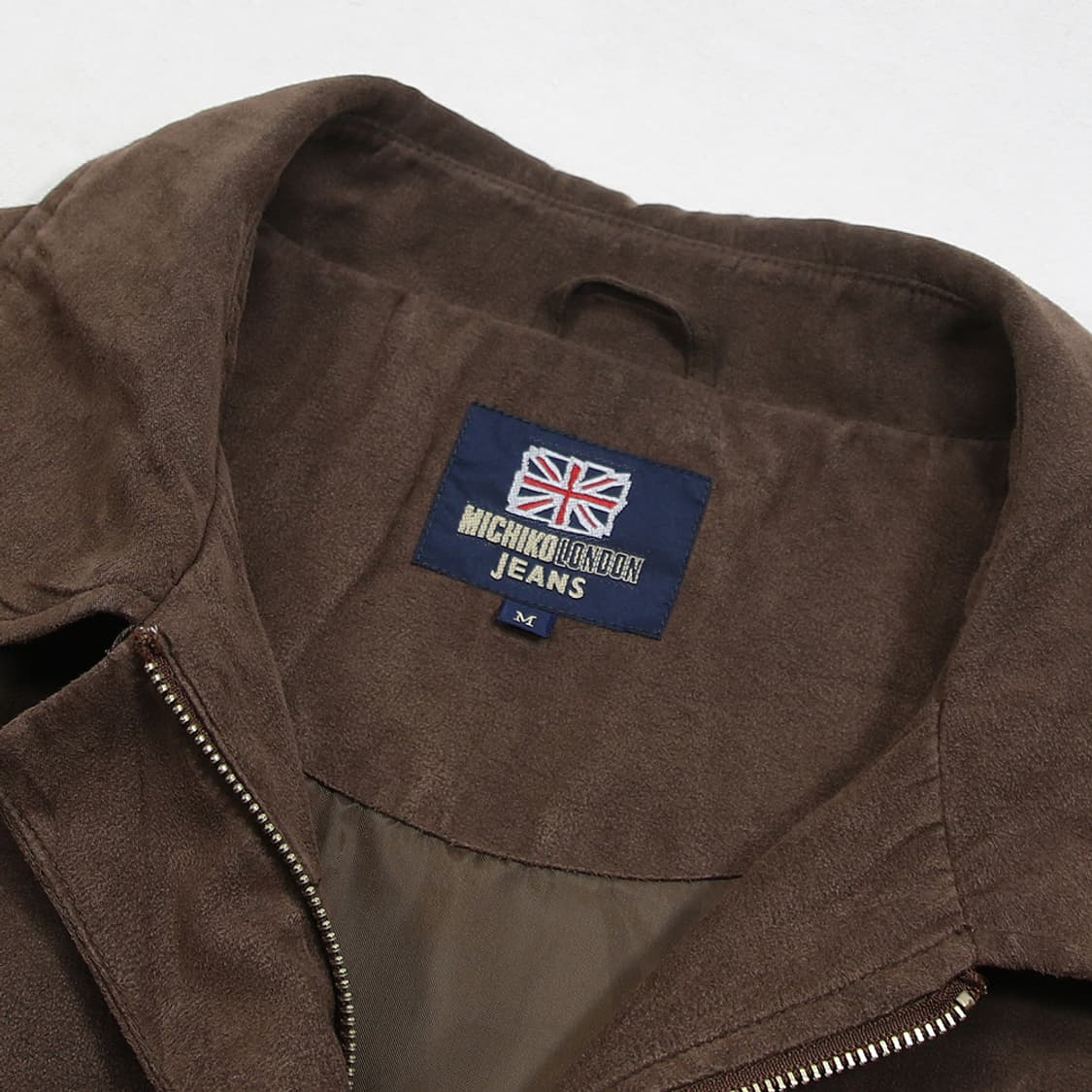 MICHIKO LONDON 스웨이드 자켓 (여성용 M) 상품이미지5