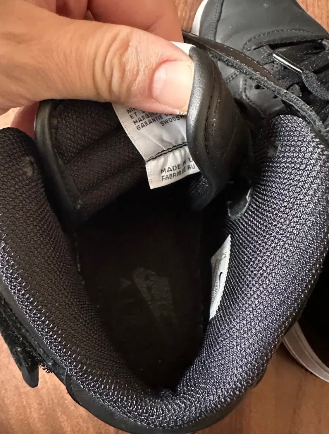 260) 나이키 x 스투시 에어포스 미드 블랙 상품이미지5