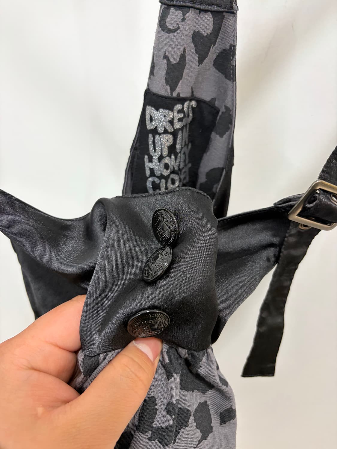 Dress Upin Honey Closet레오파드 펑크 갸루 치마 스커트 상품이미지7