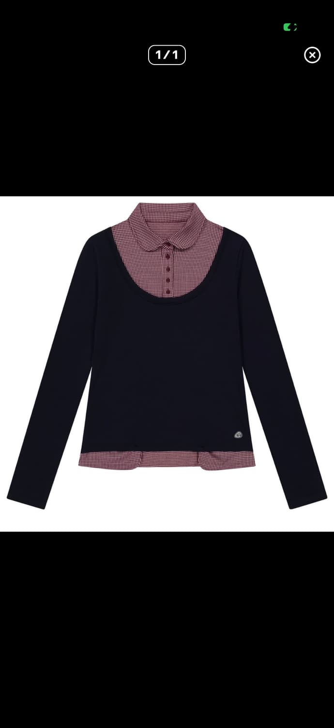 코이세이오 리버서블 칼라 롱슬리브 상품이미지1