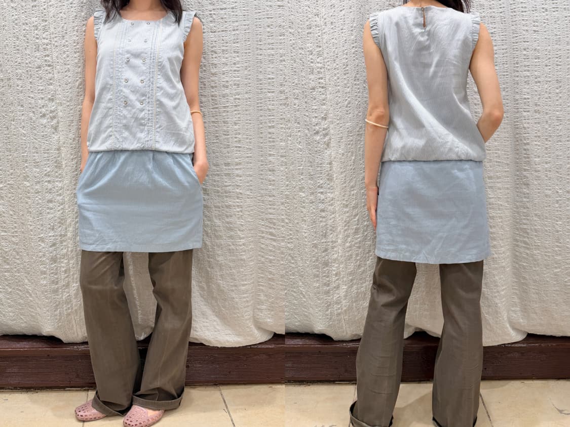 Cloud Stripe Tunic Dress 상품이미지6