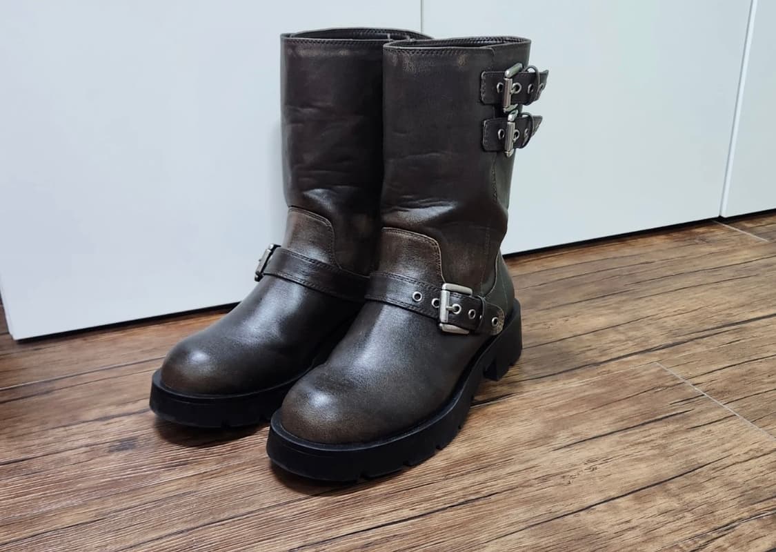 자라 버클 바이커 부츠 38 상품이미지1
