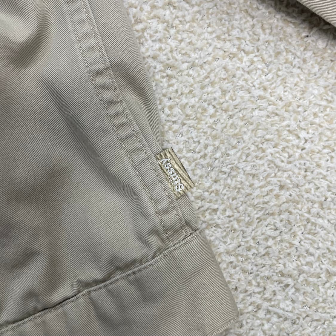 스투시 Stussy 00s 코튼 포켓 셔츠 자켓 베이지 상품이미지6