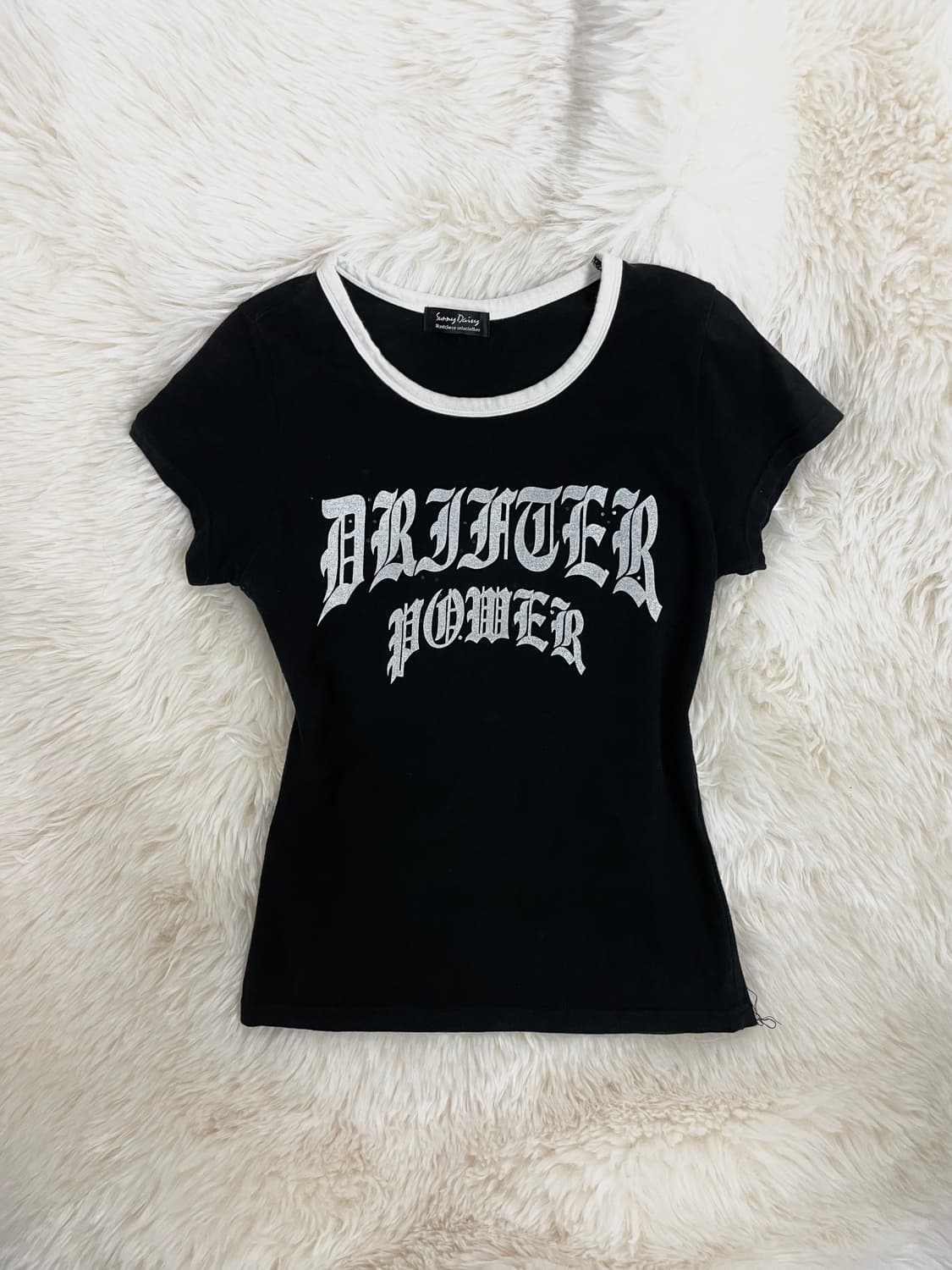 Gothic Punk glitter T-shirts 로걀탑베메클갸루지뢰 상품이미지5