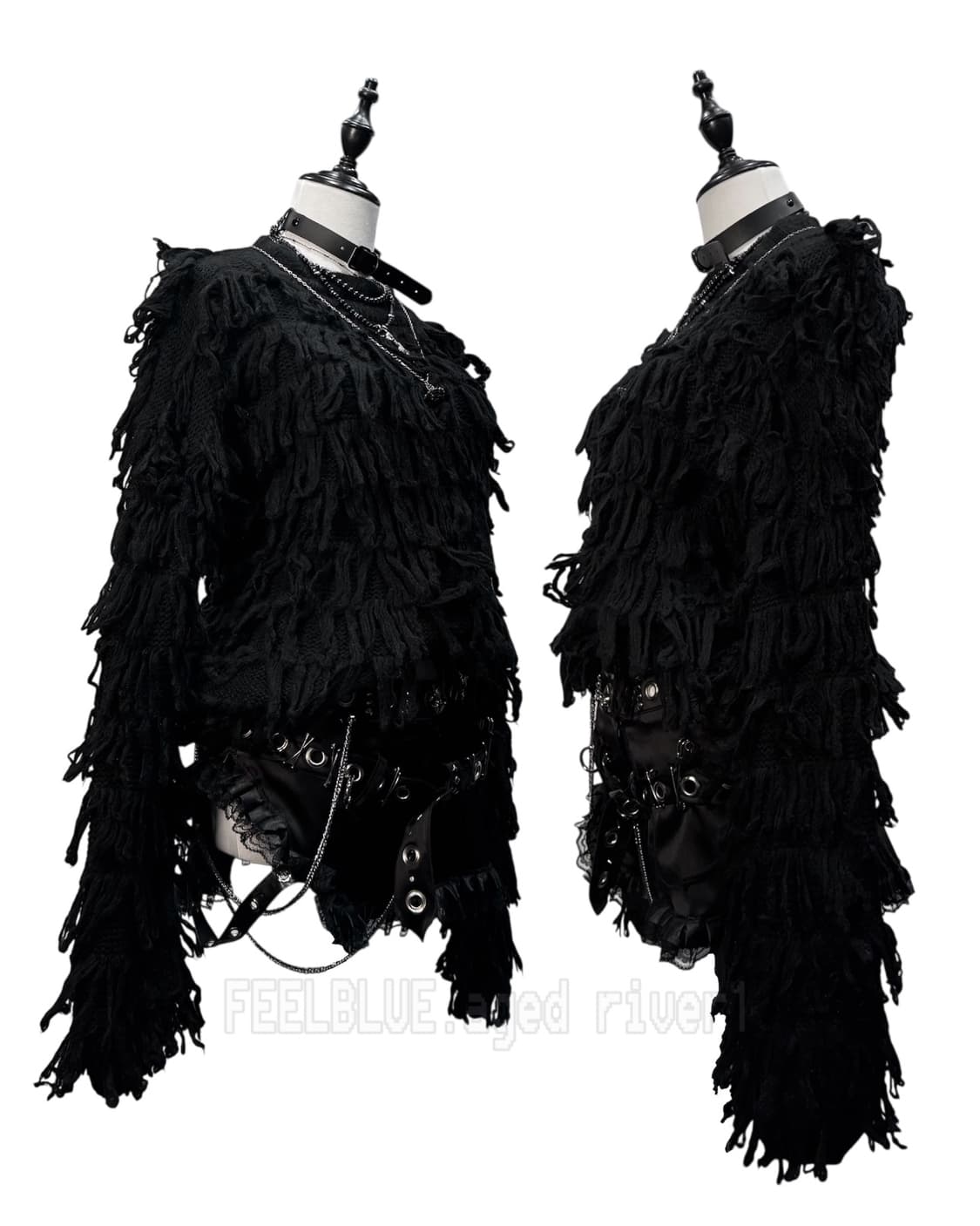 Goth Punk Grunge Knit 상품이미지2